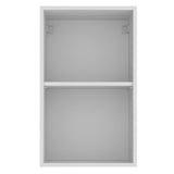 Gabinete Superior 40 cm 1 Puerta Glamy Blanco/Negro