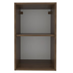 Gabinete Superior 40 cm 1 Puerta Marrón/Negro Glamy Madesa