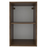 Gabinete Superior 40 cm 1 Puerta Glamy Marrón/Negro