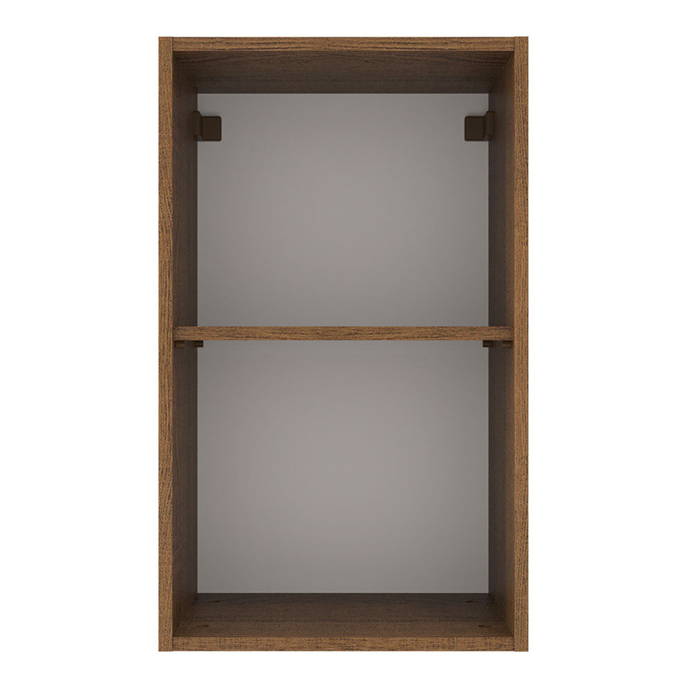 Gabinete Superior 40 cm 1 Puerta Marrón/Gris Agata Madesa