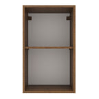 Gabinete Superior 40 cm 1 Puerta Marrón/Gris Agata Madesa