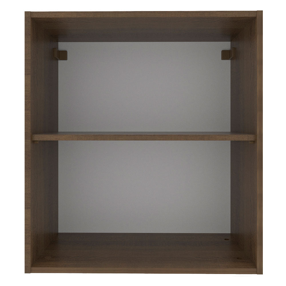 Gabinete Superior 60 cm 1 Puerta Marrón/Negro Glamy Madesa