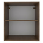Gabinete Superior 60 cm 1 Puerta Marrón/Negro Glamy Madesa