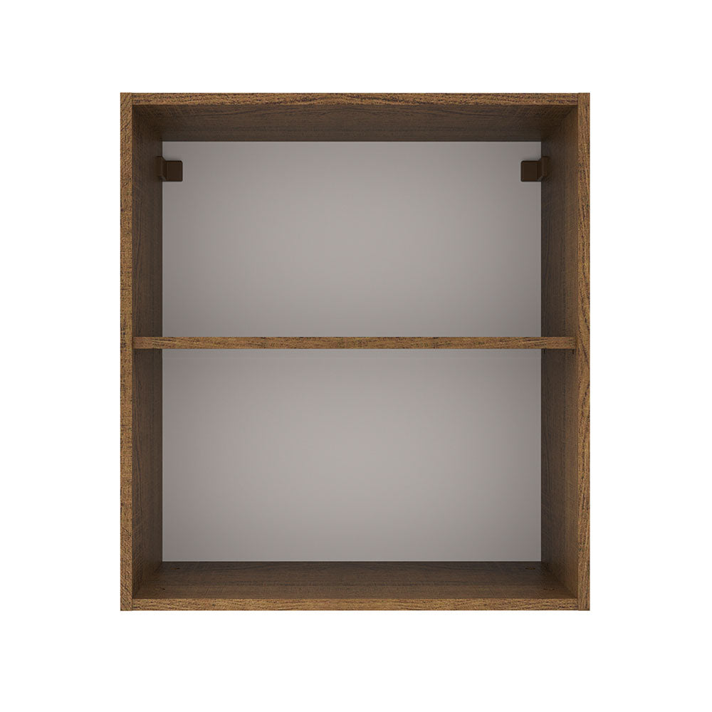 Gabinete Superior 60 cm 1 Puerta Agata Marrón/Gris