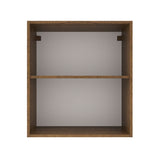 Gabinete Superior 60 cm 1 Puerta Agata Marrón/Gris