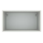 Gabinete Superior 60 cm 1 Puerta Abatible Blanco/Gris Agata Madesa
