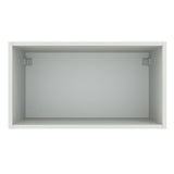 Gabinete Superior 60 cm 1 Puerta Abatible Agata Blanco/Gris