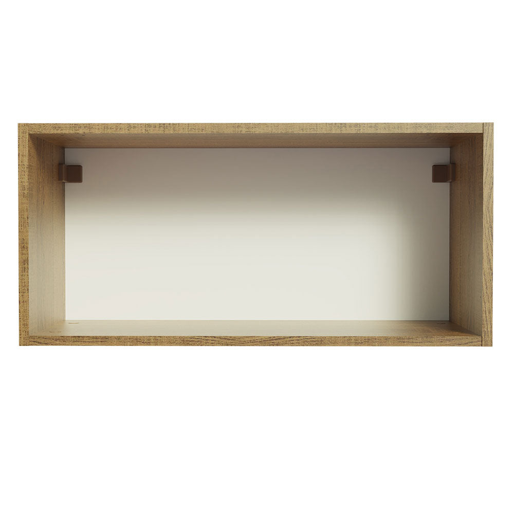 Gabinete Superior 70 cm 1 Puerta Abatible Marrón/Negro Glamy Madesa