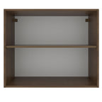 Gabinete Superior 80 cm 2 Puertas Marrón/Negro Glamy Madesa