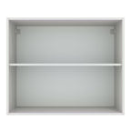 Gabinete Superior 80 cm 2 Puertas Blanco/Gris Agata Madesa