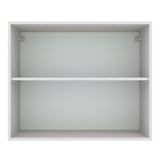 Gabinete Superior 80cm 2 Puertas Blanco/Gris Agata