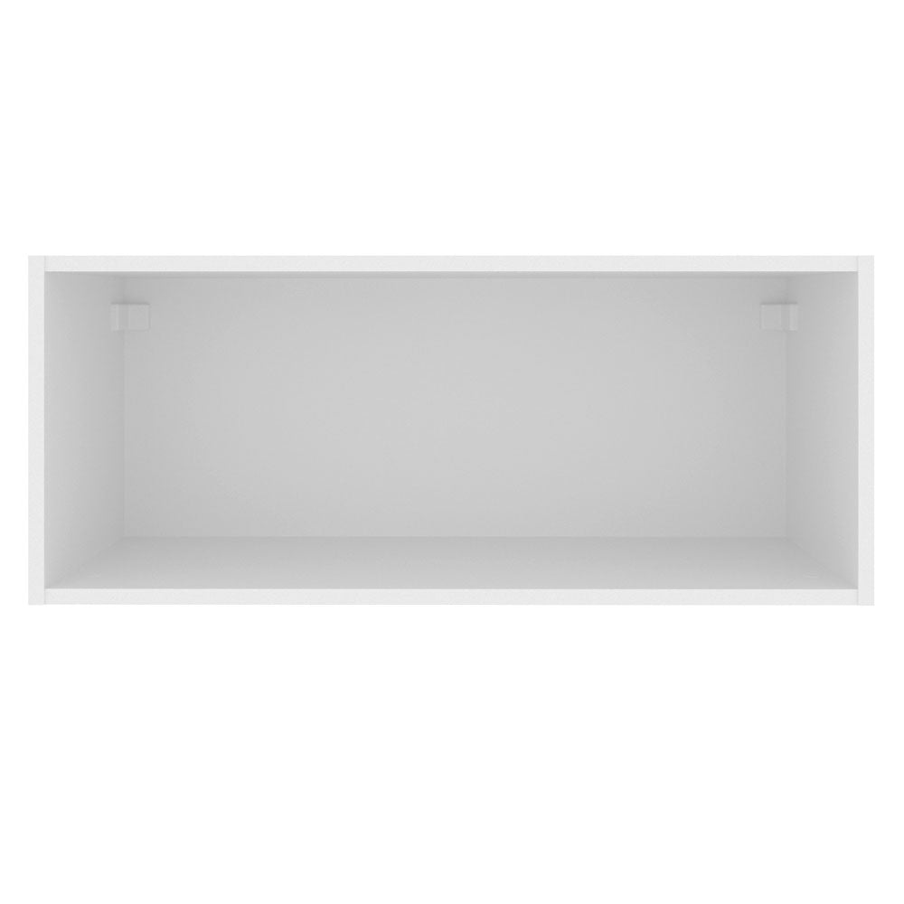 Gabinete Superior 80cm 1 Puerta Abatible Blanco/Negro Glamy