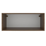 Gabinete Superior 80cm 1 Puerta Abatible Marrón/Negro Glamy