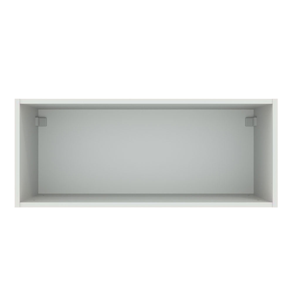 Gabinete Superior 80 cm 1 Puerta Abatible Blanco/Gris Agata Madesa