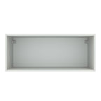 Gabinete Superior 80 cm 1 Puerta Abatible Blanco/Gris Agata Madesa