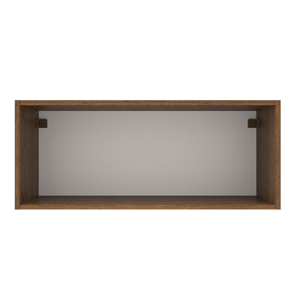 Gabinete Superior 80 cm 1 Puerta Abatible Agata Marrón/Gris