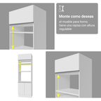 Cocina Integral 549cm Blanco Glamy 01