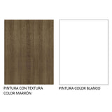 Cocina Integral 229cm sin Fregadero Marrón/Blanco Emilly Pop 02