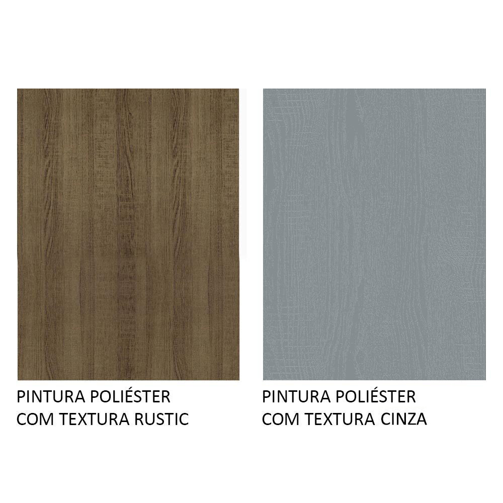 Cocina Compacta 229cm Marrón/Gris Emilly 15