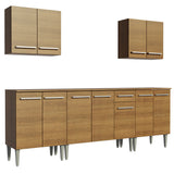Cocina Integral 233cm Marrón Emilly King 01