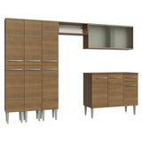 Cocina Integral 261cm Emilly Marrón 03