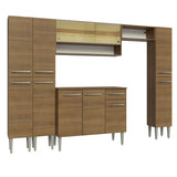 Cocina Integral 261cm Marrón Emilly 04