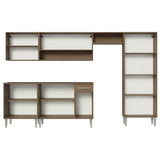 Cocina Integral 293cm Marrón/Gris Emilly 01