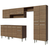 Cocina Integral 293cm Emilly Marrón 10