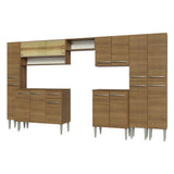 Cocina Integral 325cm Emilly Marrón 05