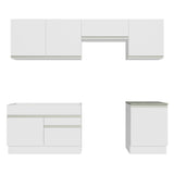 Cocina Integral 260cm Blanco Glamy 04
