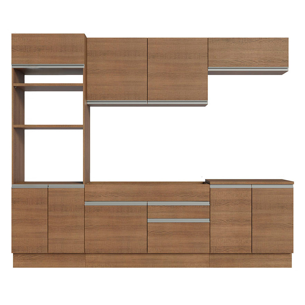 Cocina Integral 270cm Marrón Glamy 13
