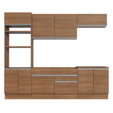 Cocina Integral 270cm Marrón Glamy 13
