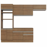 Cocina Integral 270cm Marrón Glamy 14