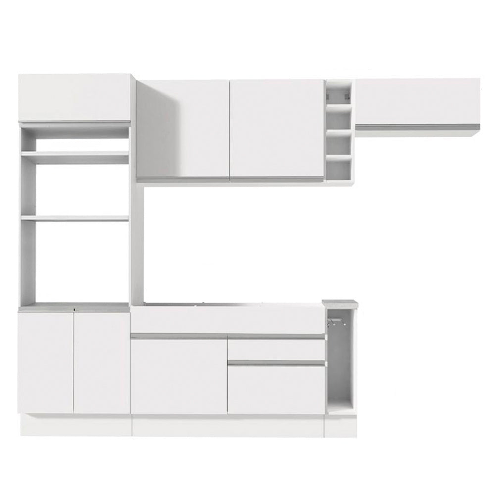 Cocina Integral 290 cm Blanco Safira 04