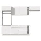 Cocina Integral 290 cm Blanco Safira 04