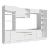 Cocina Integral 330cm Blanco Glamy 03