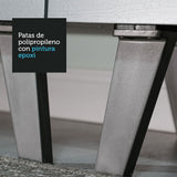 Cocina Compacta 120cm Gris Nice Madesa 02