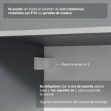 Cocina Compacta 200 cm Sin Patas Nice Gris 04