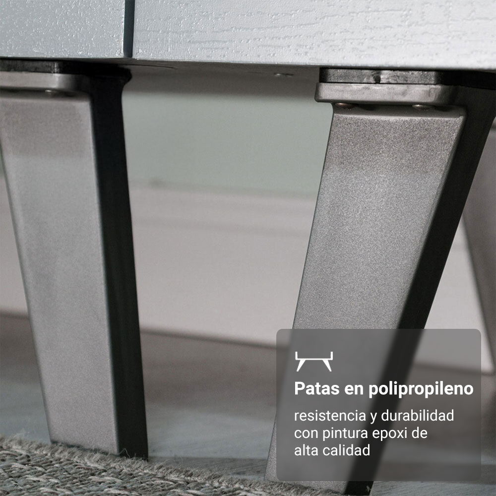 Cocina Integrale 240 cm Gris Nice Madesa 06