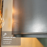 Cocina Integrale 240cm Suspendida Gris Nice Madesa 10
