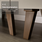 Cocina Integral 260 x 52 cm 10 Puertas 1 Cajón Con Mueble para Horno Crema Nice Madesa 02