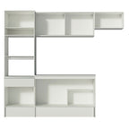 Cocina Integral 240 cm Con Mueble para Horno Blanco Topázio Madesa
