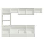 Cocina Integral 300 x 52 cm 9 Puertas 1 Cajón Con Mueble para Horno Blanco Topázio Madesa 02