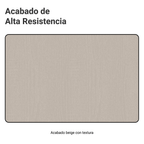 Kit Gabinete Bajo y Gabinete Superior para Baño 120 cm 5 Puertas Crema Nice Madesa
