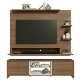 Mueble con Panel para TV hasta 60 Pulgadas 180 cm Marrón/Blanco Metz Madesa