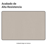Rack para TV hasta 70 pulgadas + repisa 200cm Crema Nice 02