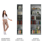 Kit Estante Librero 6908 + Estante Librero 6906 Gris