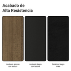 Conjunto de Comedor 6 Sillas Marrón/Negro Bahamas Madesa
