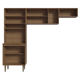 Armario Cocina Compacta 235cm Marrón Gourmet 01