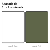 Aparador con Botellero 100cm 2 Puertas Blanco/Verde Vik Madesa 16